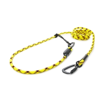 EASYLONG Hundeleine TWIST - L - 2,5m - gelber Python